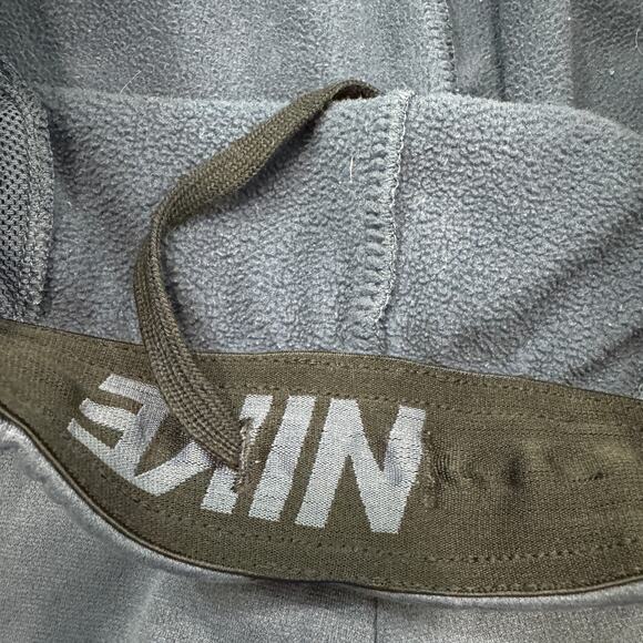 Nike Tapered Sweatpants Men's Medium Blue Joggers Cuffed Dri Fit Sports 932255 - Picture 5 of 11